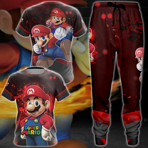 Super Mario Video Game 3D All Over Print T-shirt Tank Top Zip Hoodie Pullover Hoodie Hawaiian Shirt Beach Shorts Jogger   