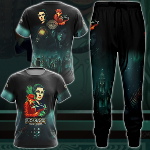 BioShock Video Game 3D All Over Printed T-shirt Tank Top Zip Hoodie Pullover Hoodie Hawaiian Shirt Beach Shorts Jogger   