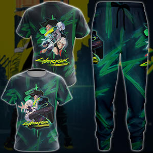 Cyberpunk: Edgerunners Video Game 3D All Over Print T-shirt Tank Top Zip Hoodie Pullover Hoodie Hawaiian Shirt Beach Shorts Jogger   
