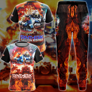 Synthetik: Legion Rising Video Game 3D All Over Printed T-shirt Tank Top Zip Hoodie Pullover Hoodie Hawaiian Shirt Beach Shorts Jogger   