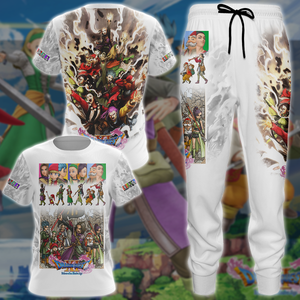 Dragon Quest XI Video Game 3D All Over Printed T-shirt Tank Top Zip Hoodie Pullover Hoodie Hawaiian Shirt Beach Shorts Jogger   