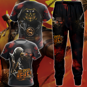 Mortal Kombat: Scorpion 3D All Over Print T-shirt Tank Top Zip Hoodie Pullover Hoodie Hawaiian Shirt Beach Shorts Jogger   