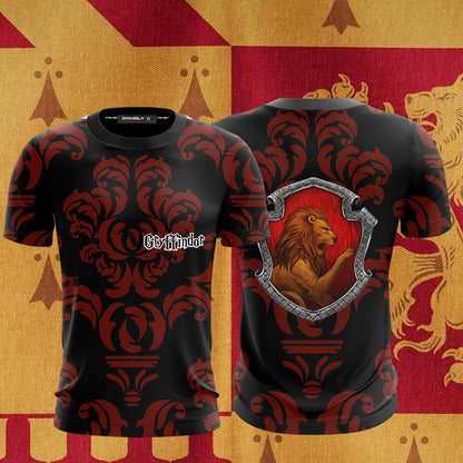 Brave Like A Gryffindor Harry Potter New Collection Unisex 3D T-shirt   