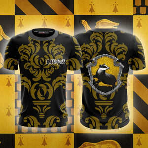 Loyal Like A Hufflepuff Harry Potter New Collection Unisex 3D T-shirt US/EU S (ASIAN L)  