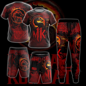 Mortal Kombat All Over Print T-shirt Tank Top Zip Hoodie Pullover Hoodie Hawaiian Shirt   