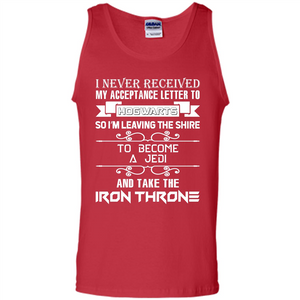 I Never Received My Acceptance Letter To Hogwarts T-shirt Red S 