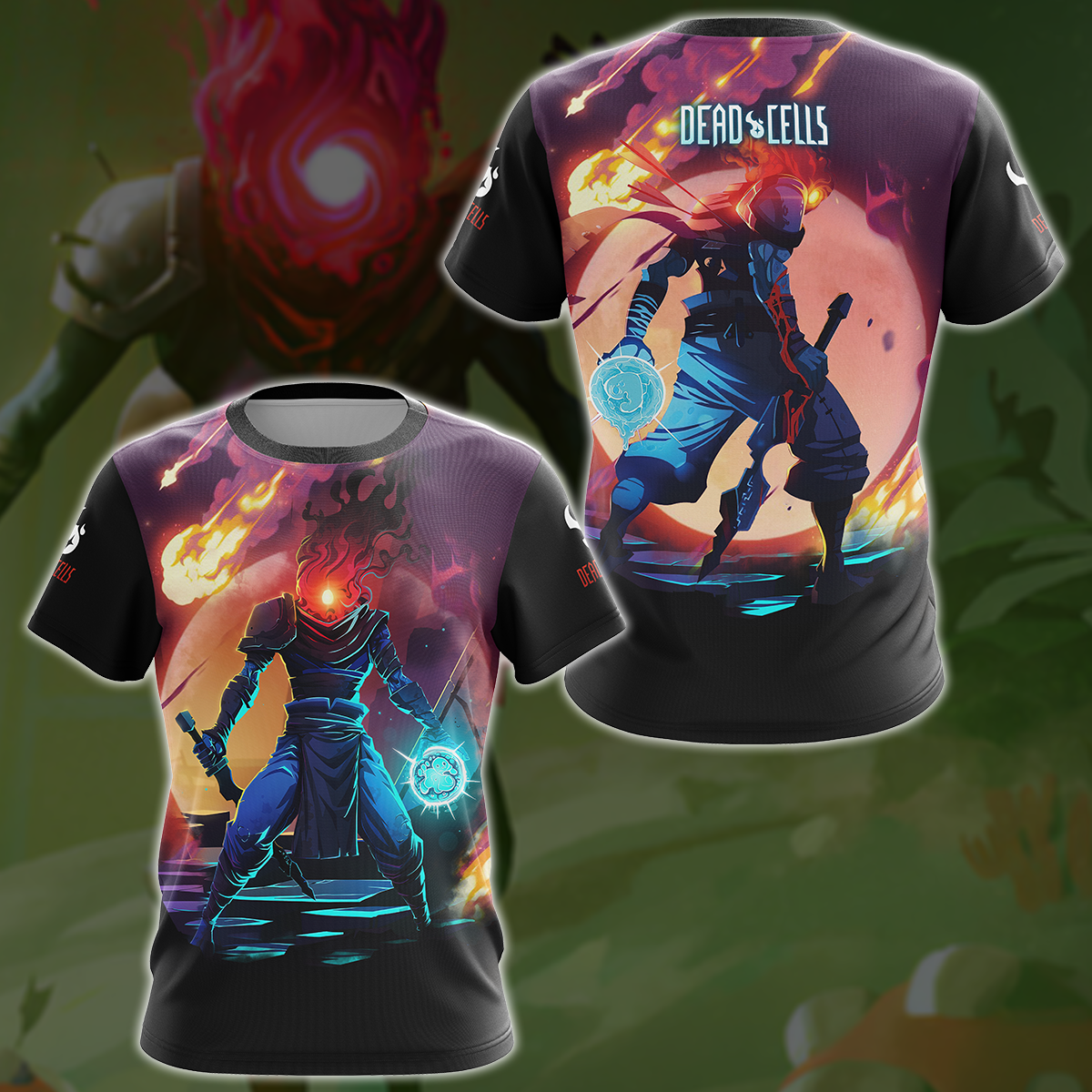 Dead Cells Video Game 3D All Over Printed T-shirt Tank Top Zip Hoodie Pullover Hoodie Hawaiian Shirt Beach Shorts Jogger T-shirt S 