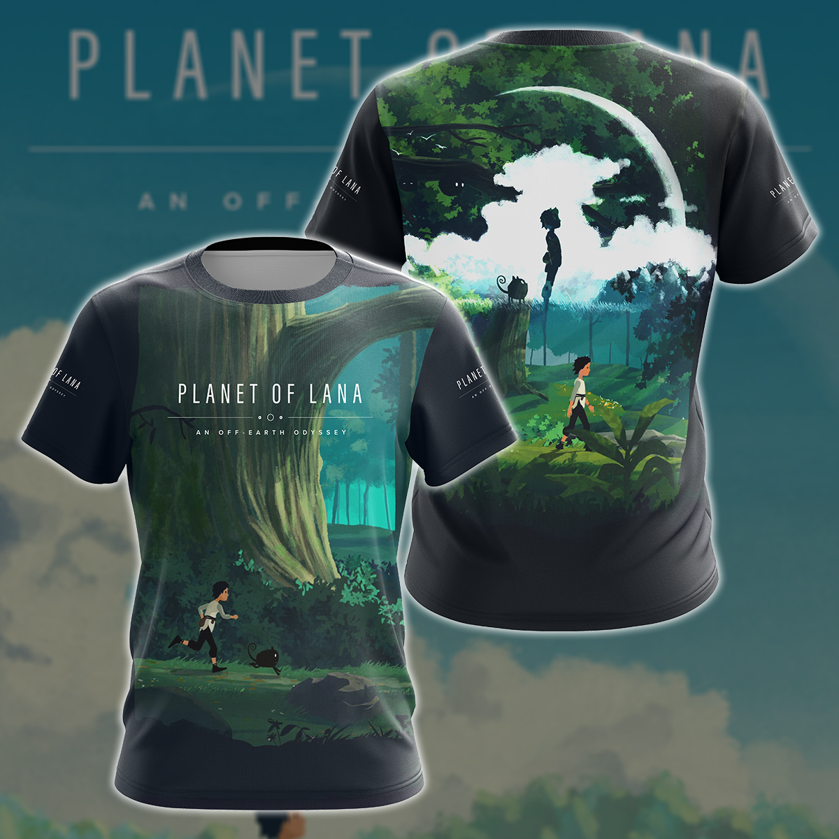 Planet of Lana Video Game 3D All Over Printed T-shirt Tank Top Zip Hoodie Pullover Hoodie Hawaiian Shirt Beach Shorts Jogger T-shirt S 