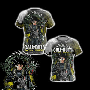 Call of Duty Game - Goku Unisex 3D T-shirt   