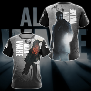 Alan Wake Video Game All Over Printed T-shirt Tank Top Zip Hoodie Pullover Hoodie Hawaiian Shirt Beach Shorts Joggers   