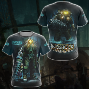 BioShock Video Game All Over Printed T-shirt Tank Top Zip Hoodie Pullover Hoodie Hawaiian Shirt Beach Shorts Joggers   