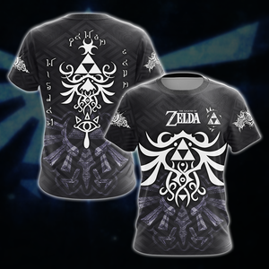 Legend of Zelda All Over Print T-shirt Tank Top Zip Hoodie Pullover Hoodie Hawaiian Shirt T-shirt S 