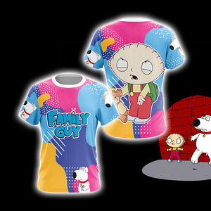 Family Guy Stewie Griffin Unisex 3D T-shirt   