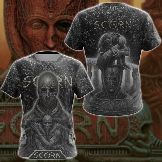 Scorn Video Game 3D All Over Print T-shirt Tank Top Zip Hoodie Pullover Hoodie Hawaiian Shirt Beach Shorts Jogger T-shirt S 