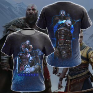 God of War Ragnarok Video Game 3D All Over Print T-shirt Tank Top Zip Hoodie Pullover Hoodie Hawaiian Shirt Beach Shorts Jogger T-shirt S 