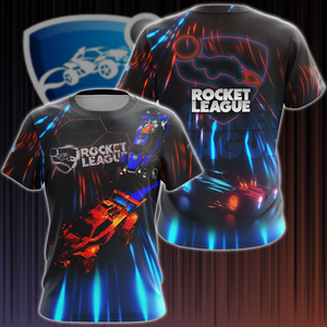 Rocket League Video Game 3D All Over Print T-shirt Tank Top Zip Hoodie Pullover Hoodie Hawaiian Shirt Beach Shorts Jogger T-shirt S 