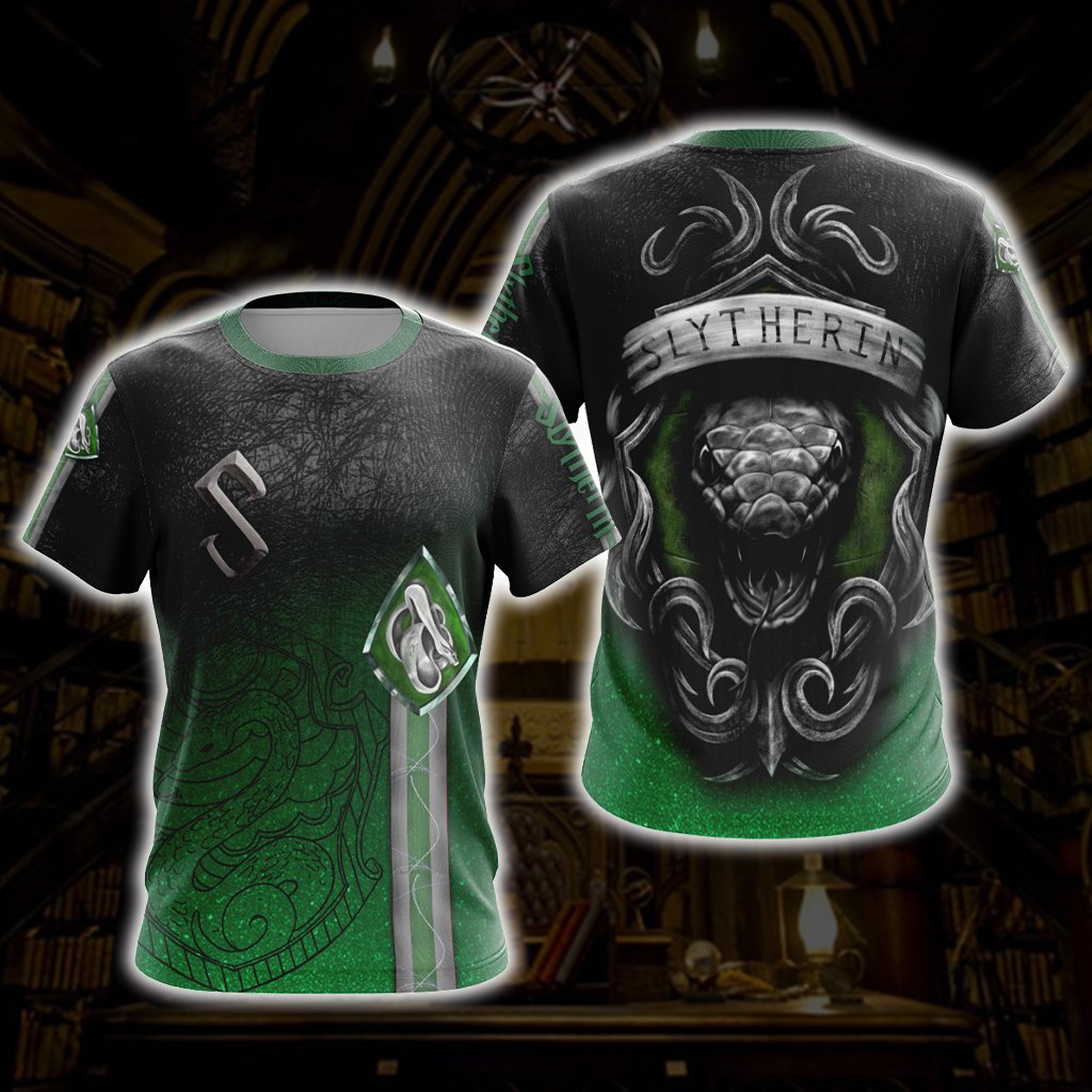 Harry Potter - Cunning Like A Slytherin New Look Unisex 3D T-shirt   