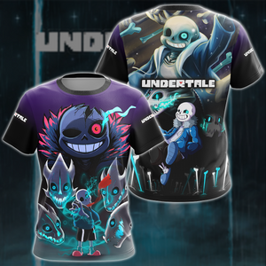 Undertale Video Game 3D All Over Printed T-shirt Tank Top Zip Hoodie Pullover Hoodie Hawaiian Shirt Beach Shorts Joggers T-shirt S 