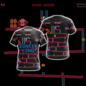 Donkey Kong New Game Unisex 3D T-shirt   