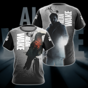 Alan Wake Video Game All Over Printed T-shirt Tank Top Zip Hoodie Pullover Hoodie Hawaiian Shirt Beach Shorts Joggers T-shirt S 