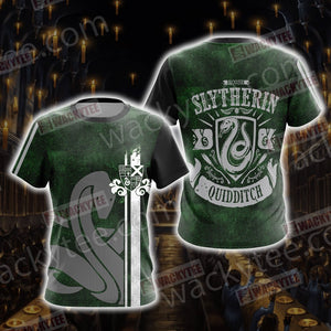 Harry Potter - Slytherin House Quidditch Unisex 3D T-shirt   