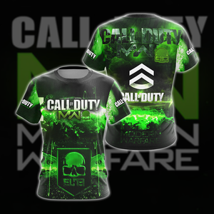 Call of Duty: Modern Warfare All Over Print T-shirt Tank Top Zip Hoodie Pullover Hoodie Hawaiian Shirt T-shirt S 