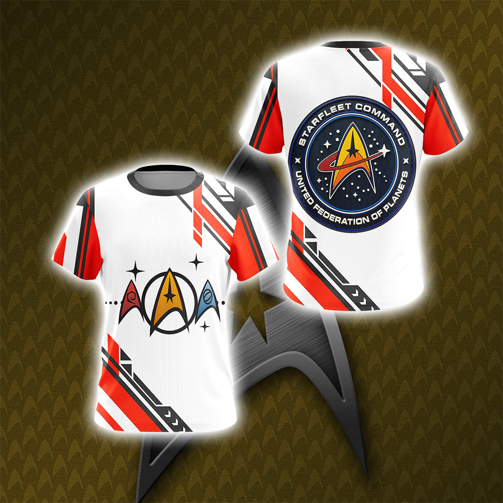 Star Trek - Starfleet Unisex 3D T-shirt US/EU S (ASIAN L)  