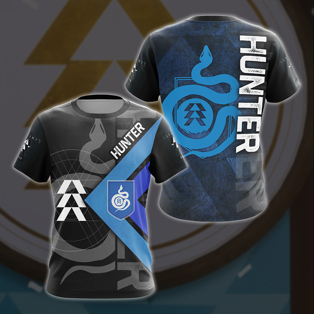 Destiny Hunter All Over Print T-shirt Tank Top Zip Hoodie Pullover Hoodie Hawaiian Shirt T-shirt S 