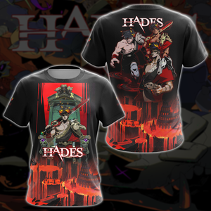 Hades Video Game 3D All Over Print T-shirt Tank Top Zip Hoodie Pullover Hoodie Hawaiian Shirt Beach Shorts Jogger T-shirt S 