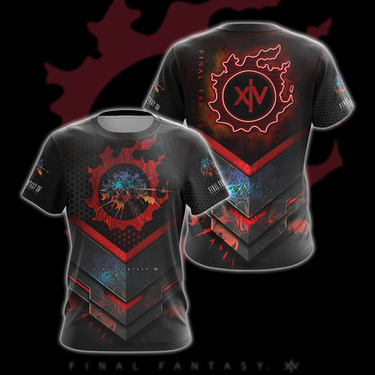 Final Fantasy XIV All Over Print T-shirt Tank Top Zip Hoodie Pullover Hoodie Hawaiian Shirt T-shirt S 