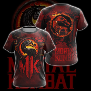 Mortal Kombat All Over Print T-shirt Tank Top Zip Hoodie Pullover Hoodie Hawaiian Shirt T-shirt S 