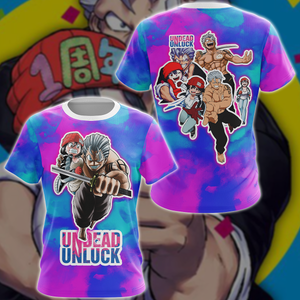 Undead Unluck Anime Manga 3D All Over Printed T-shirt Tank Top Zip Hoodie Pullover Hoodie Hawaiian Shirt Beach Shorts Jogger T-shirt S 
