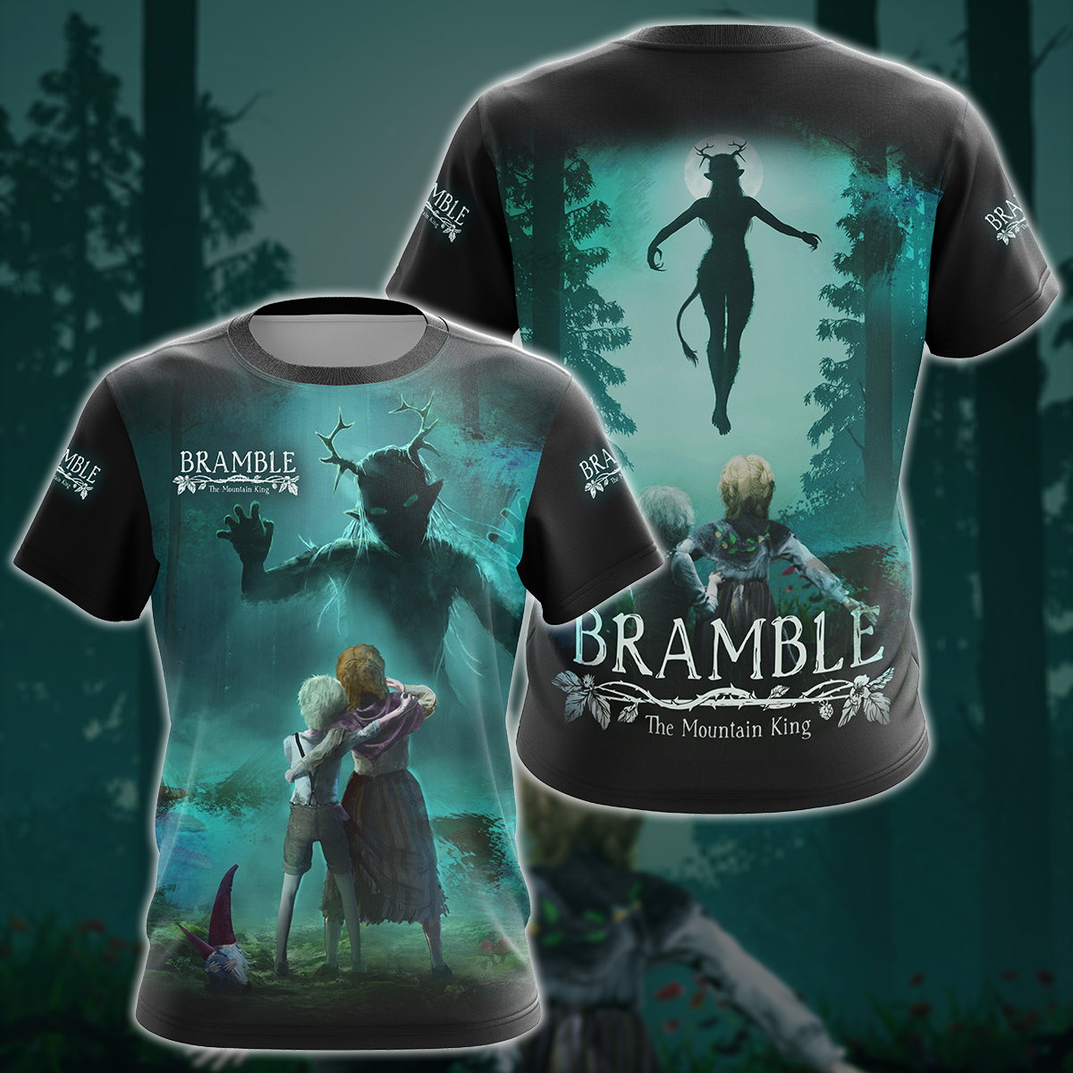 Bramble: The Mountain King Video Game 3D All Over Printed T-shirt Tank Top Zip Hoodie Pullover Hoodie Hawaiian Shirt Beach Shorts Jogger T-shirt S 