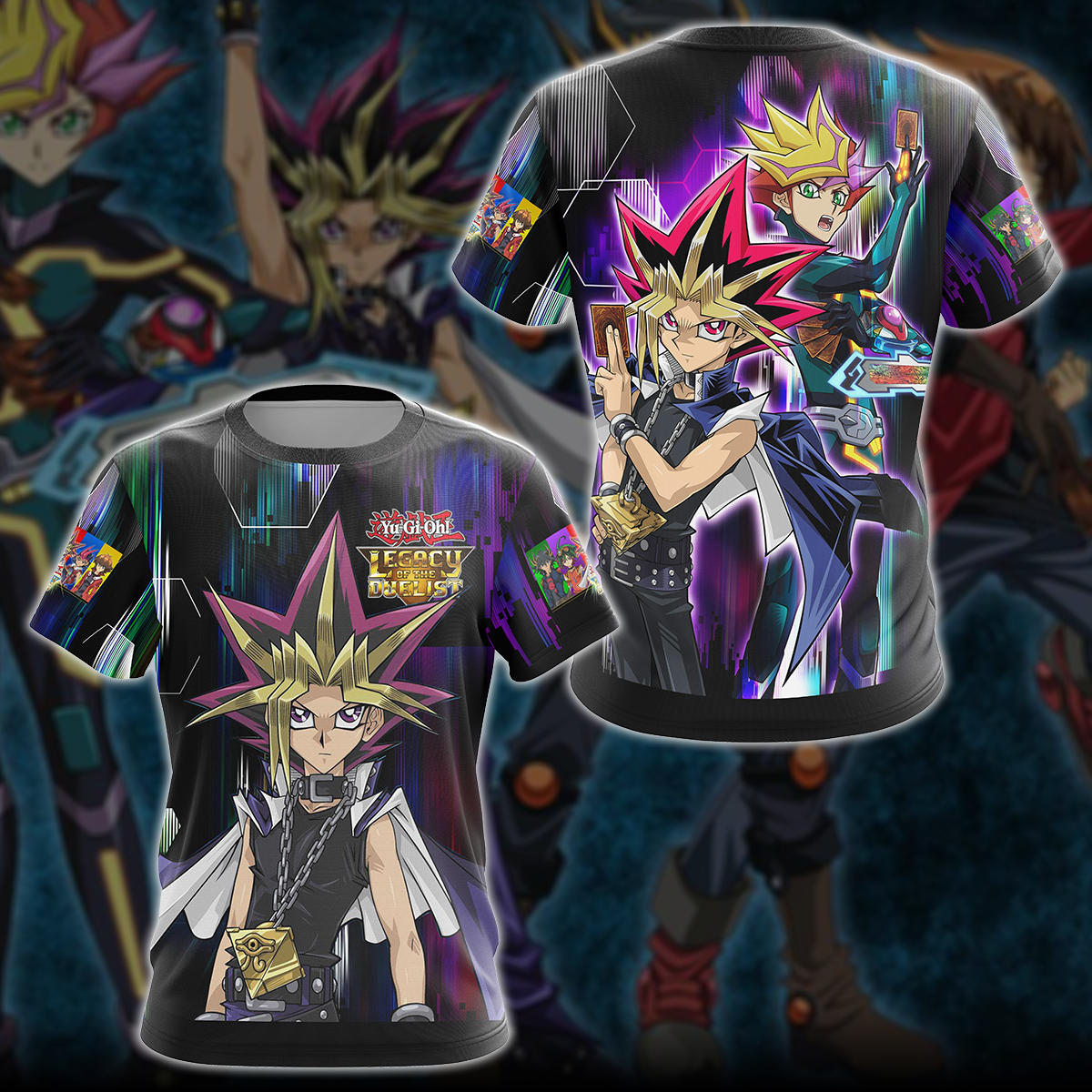 Yu-Gi-Oh! Legacy of the Duelist Video Game 3D All Over Printed T-shirt Tank Top Zip Hoodie Pullover Hoodie Hawaiian Shirt Beach Shorts Jogger T-shirt S 