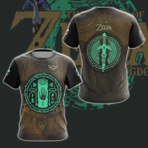 The Legend of Zelda: Tears of the Kingdom Video Game 3D All Over Printed T-shirt Tank Top Zip Hoodie Pullover Hoodie Hawaiian Shirt Beach Shorts Jogger T-shirt S 