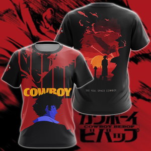 Cowboy Bebop 3D All Over Print T-shirt Tank Top Zip Hoodie Pullover Hoodie Hawaiian Shirt Beach Shorts Jogger T-shirt S 