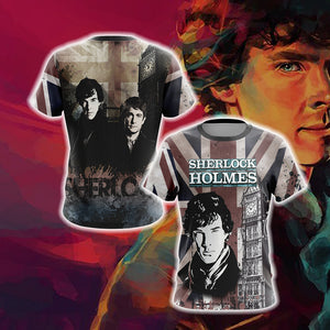 Sherlock (TV series) New Unisex 3D T-shirt   