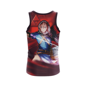 Link The Legend of Zelda All Over Print T-shirt Tank Top Zip Hoodie Pullover Hoodie   