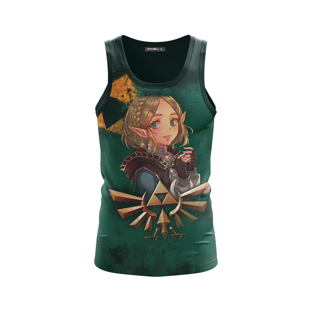 Princess Zelda The Legend of Zelda All Over Print T-shirt Zip Hoodie Pullover Hoodie   