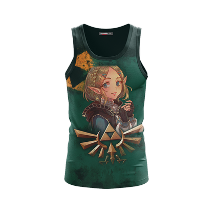 Princess Zelda The Legend of Zelda All Over Print T-shirt Zip Hoodie Pullover Hoodie   