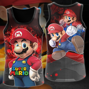 Super Mario Video Game 3D All Over Print T-shirt Tank Top Zip Hoodie Pullover Hoodie Hawaiian Shirt Beach Shorts Jogger Tank Top S 