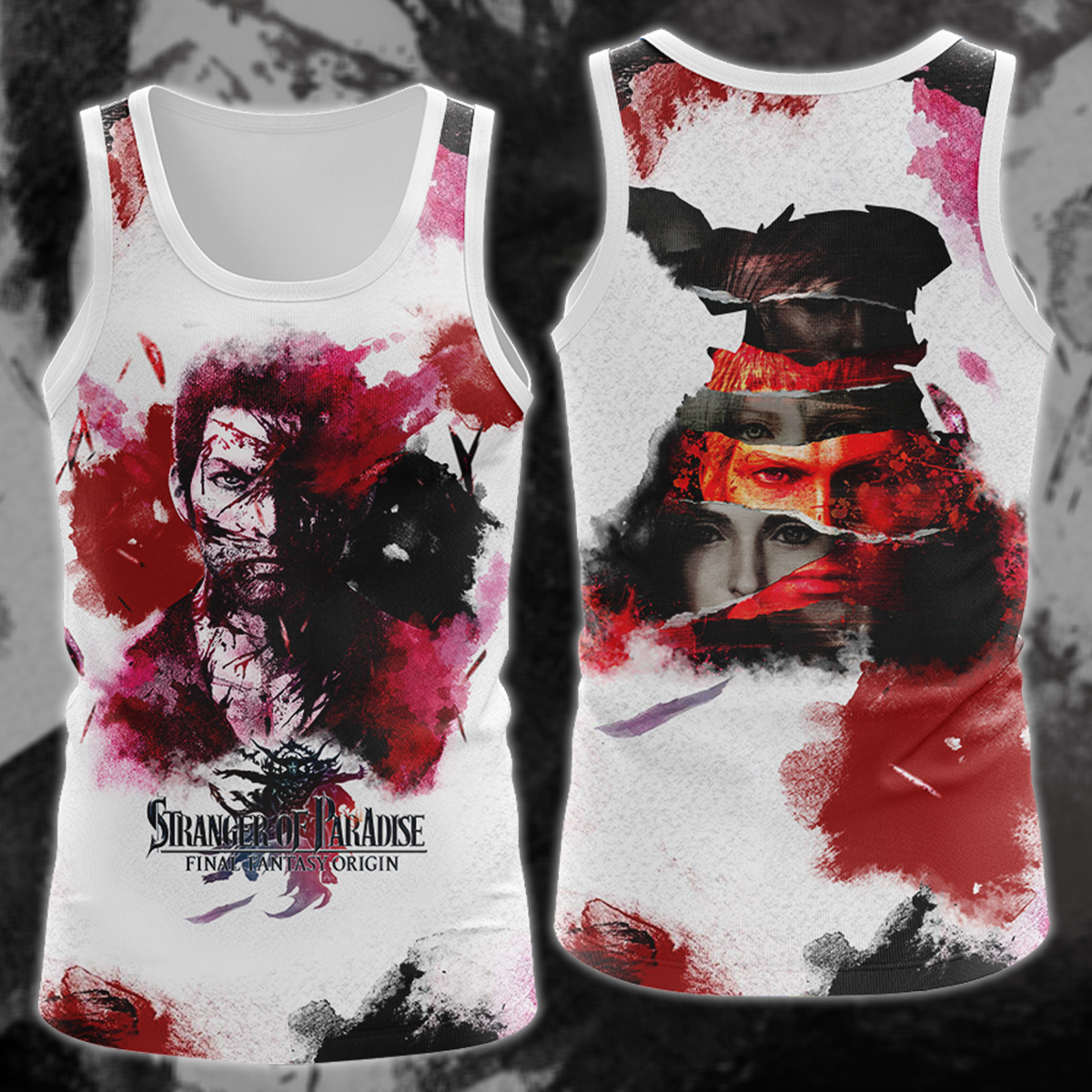 Stranger of Paradise: Final Fantasy Origin Video Game 3D All Over Printed T-shirt Tank Top Zip Hoodie Pullover Hoodie Hawaiian Shirt Beach Shorts Jogger Tank Top S 