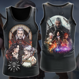 The Witcher Video Game 3D All Over Printed T-shirt Tank Top Zip Hoodie Pullover Hoodie Hawaiian Shirt Beach Shorts Jogger Tank Top S 