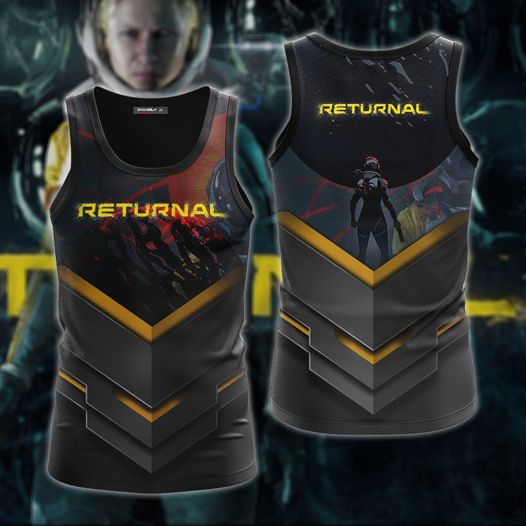 Returnal 3D All Over Print T-shirt Tank Top Zip Hoodie Pullover Hoodie Hawaiian Shirt Beach Shorts Jogger Tank Top S 