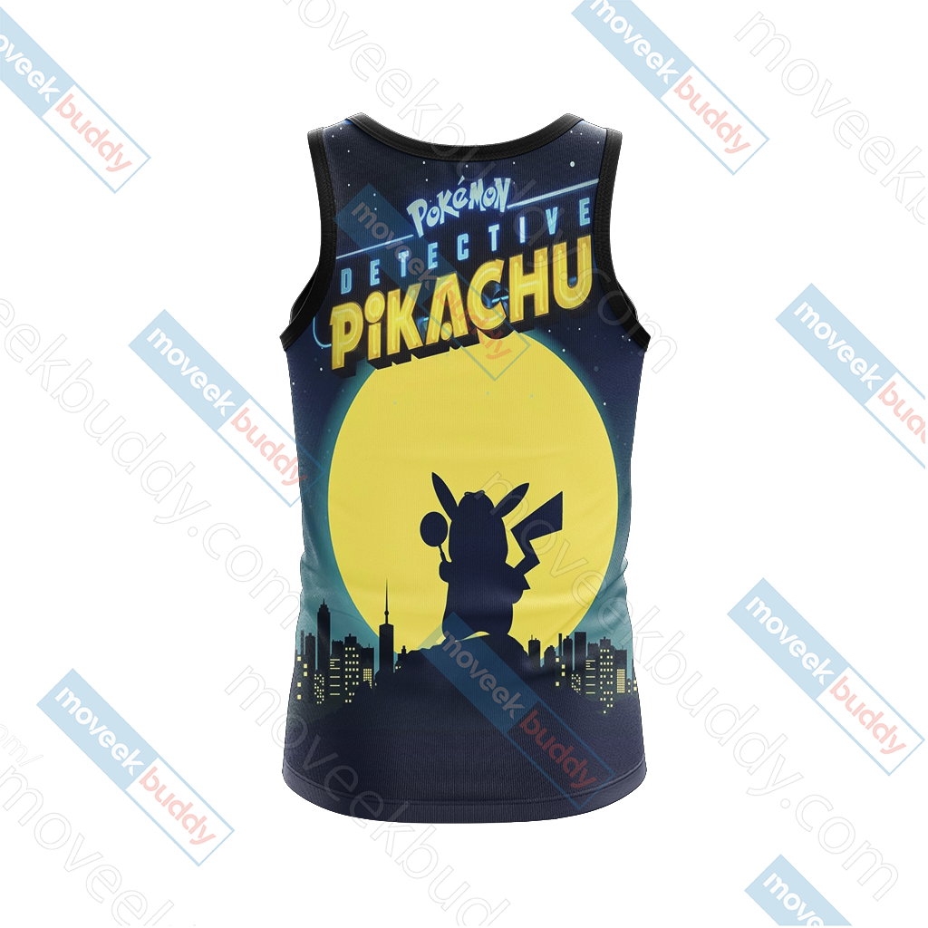 Pokemon Detective Pikachu Unisex 3D T-shirt   
