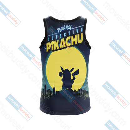 Pokemon Detective Pikachu Unisex 3D T-shirt   
