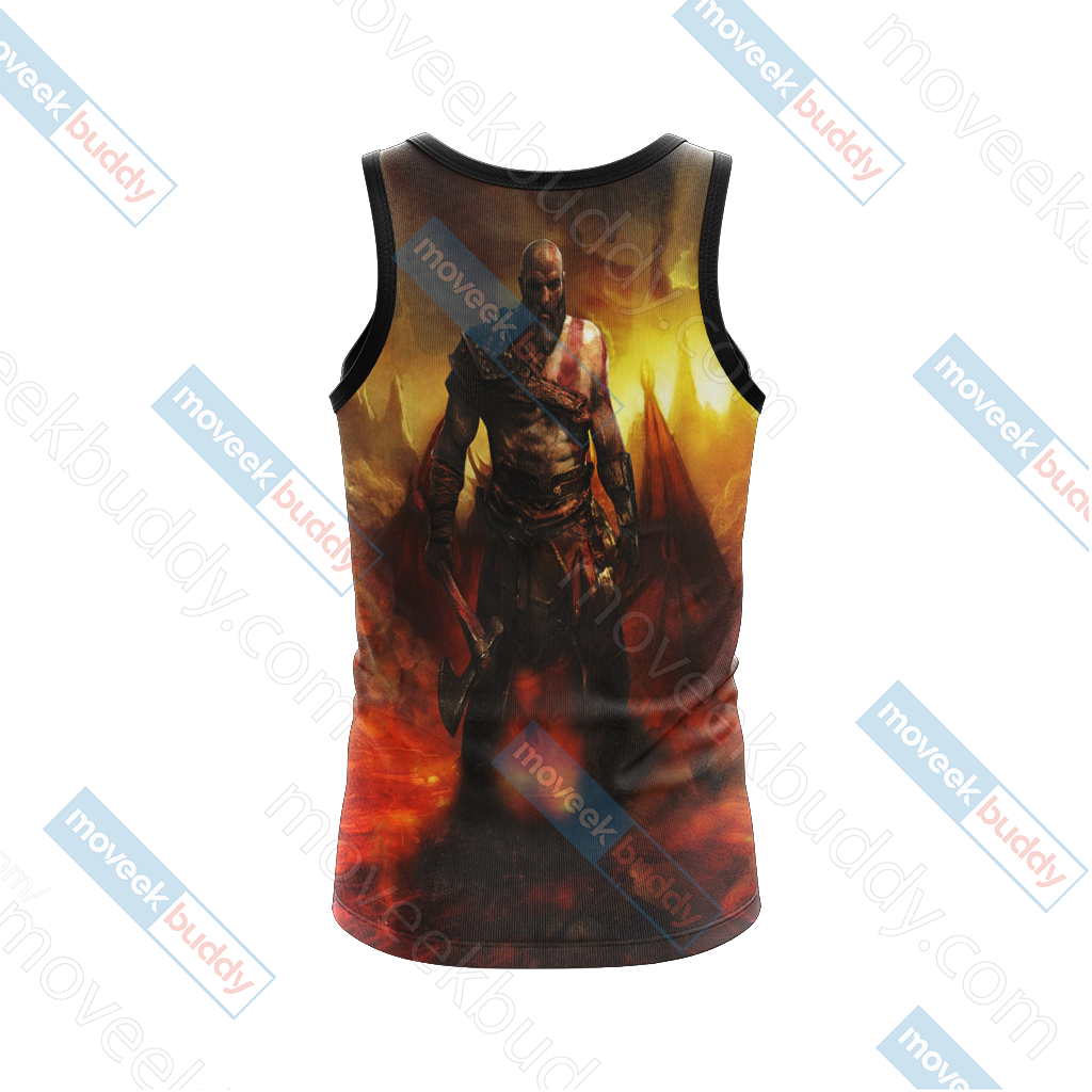 God Of War - Kratos Unisex 3D T-shirt   