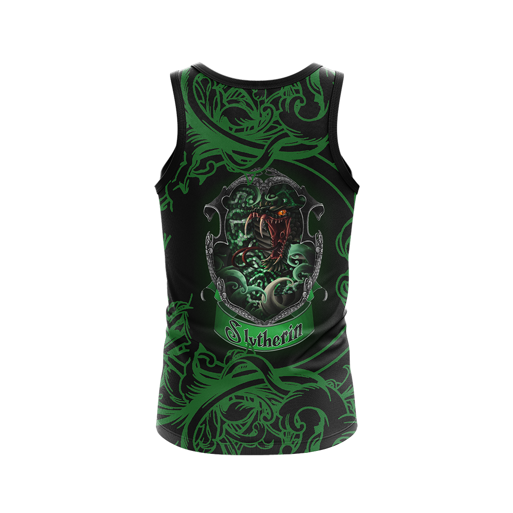 Cunning Like A Slytherin Harry Potter 3D Tank Top   