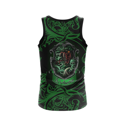 Cunning Like A Slytherin Harry Potter 3D Tank Top   