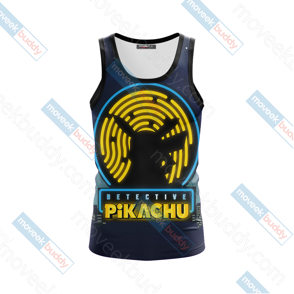 Pokemon Detective Pikachu Unisex 3D T-shirt   